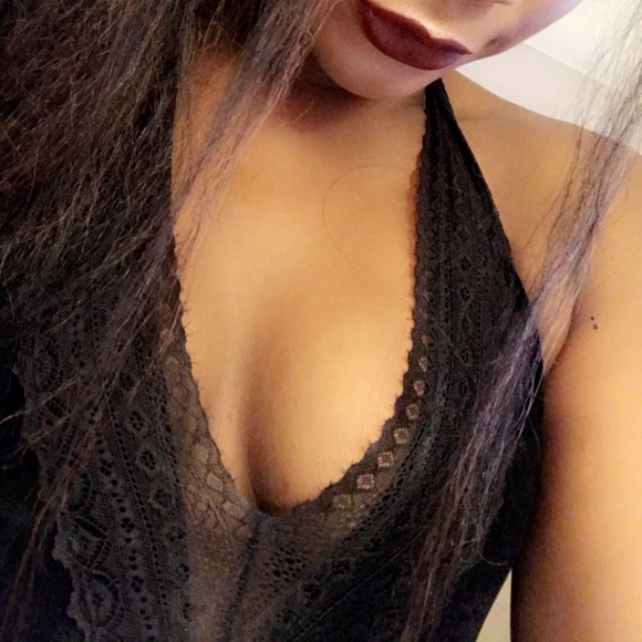 FOREVER 21 VELVET BODYSUIT - Picture 3 of 4